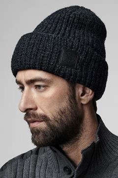 Accesorios Canada Goose Hombre México - Waffle Gorros Azul Marino MW1756983